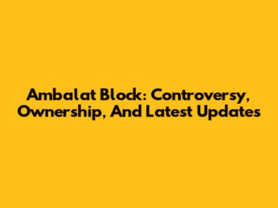 Ambalat Block: Controversy, Ownership, And Latest Updates
