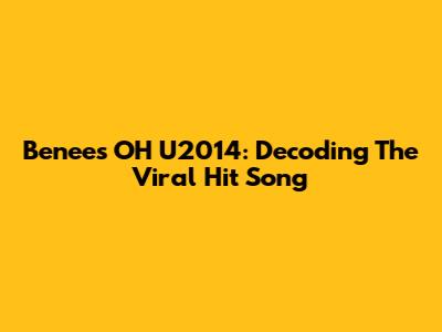 Benee's 'OH U2014': Decoding The Viral Hit Song