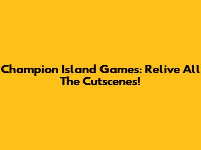 Champion Island Games: Relive All The Cutscenes!