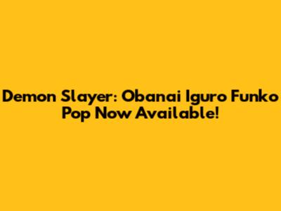 Demon Slayer: Obanai Iguro Funko Pop Now Available!