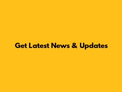 Get Latest News & Updates