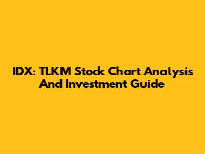 IDX: TLKM Stock Chart Analysis And Investment Guide