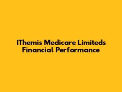IThemis Medicare Limited's Financial Performance