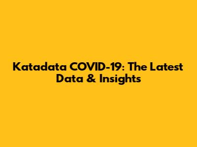 Katadata COVID-19: The Latest Data & Insights