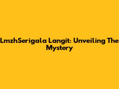LmzhSerigala Langit: Unveiling The Mystery