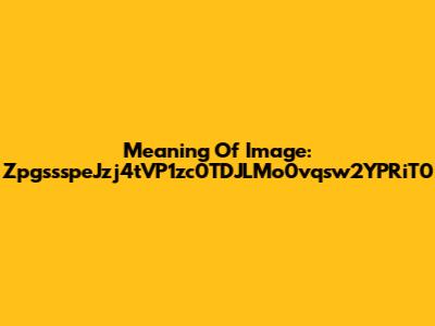 Meaning Of Image: ZpgssspeJzj4tVP1zc0TDJLMo0vqsw2YPRiT0