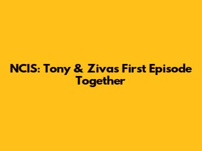 NCIS: Tony & Ziva's First Episode Together