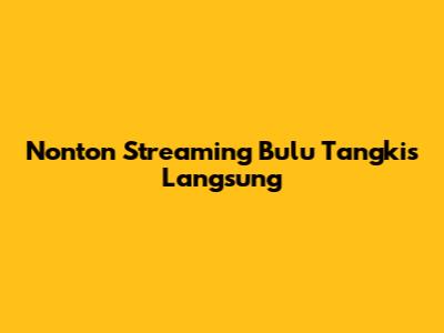 Nonton Streaming Bulu Tangkis Langsung