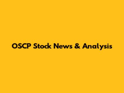 OSCP Stock News & Analysis