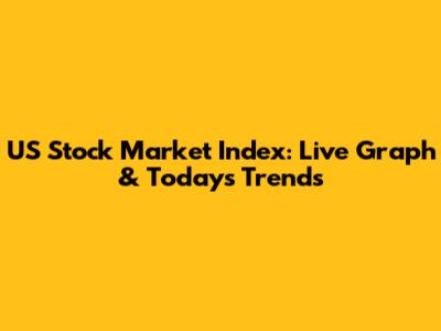 US Stock Market Index: Live Graph & Today's Trends