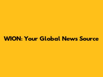 WION: Your Global News Source